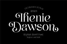 Thenie Dawson Font