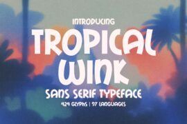 Tropical Wink Font