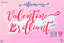 Valentine Brilliant Font Family