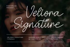 Veliora Signature Font