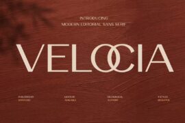 Velocia DEMO Font