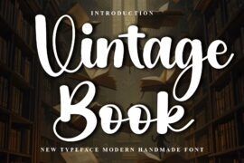 Vintage Book Font