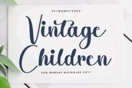 Vintage Children Font