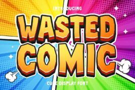 Wasted Comic Font