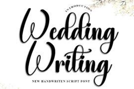 Wedding Writing Font