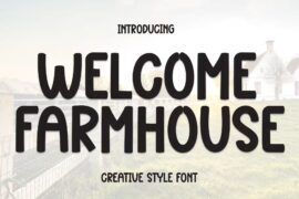 Welcome Farmhouse Font