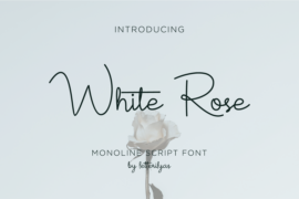White Rose Font