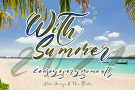 With Summer Font Family