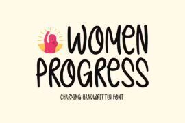 Women Progress Font