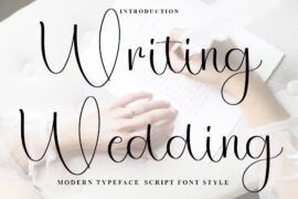 Writing Wedding Font